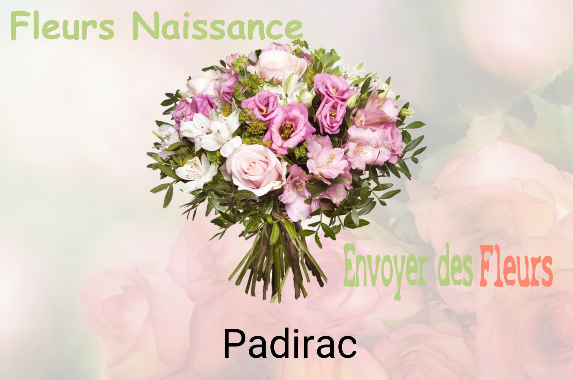 Bouquet de fleurs de naissance livré à Padirac